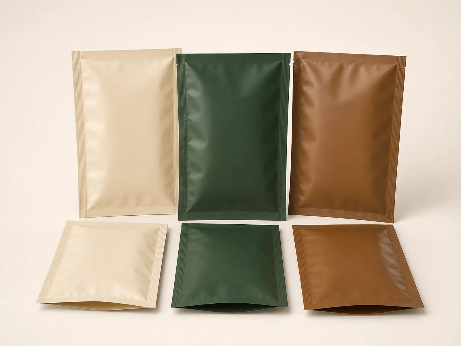 Unbranded three-side-seal pouch format placeholder